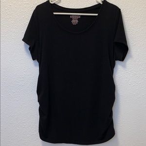 Black great Expectations maternity T-shirt